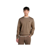 Oyster River Chest Logo Brushback Crew Neck
