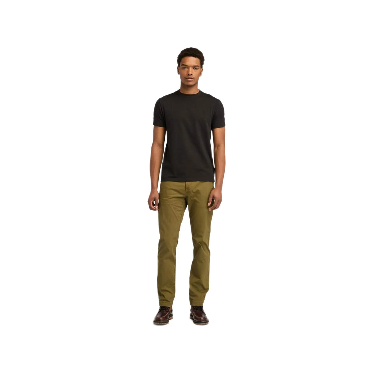 DUNSTAN RIVER Short Sleeve Tee Black-Pavement