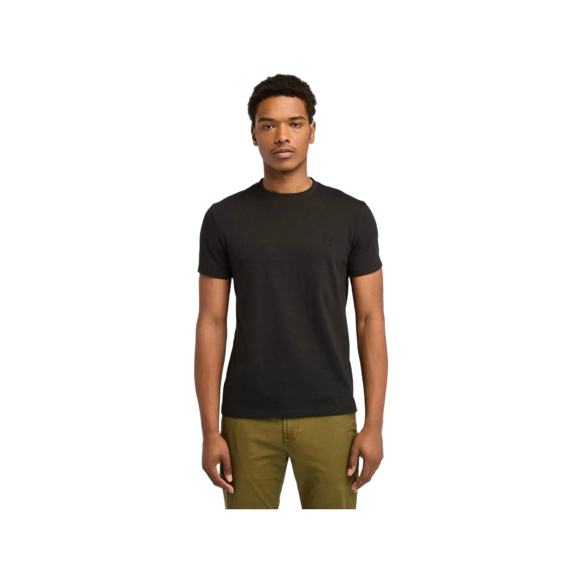 DUNSTAN RIVER Short Sleeve Tee Black-Pavement