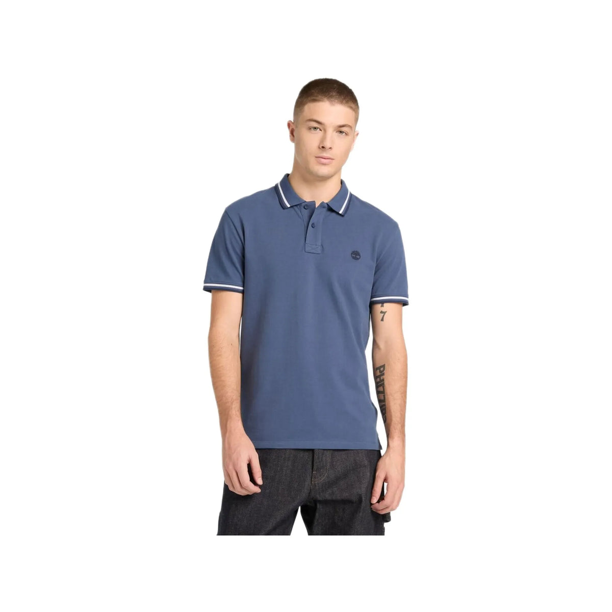 Oyster River Tipped Collar Ss Polo