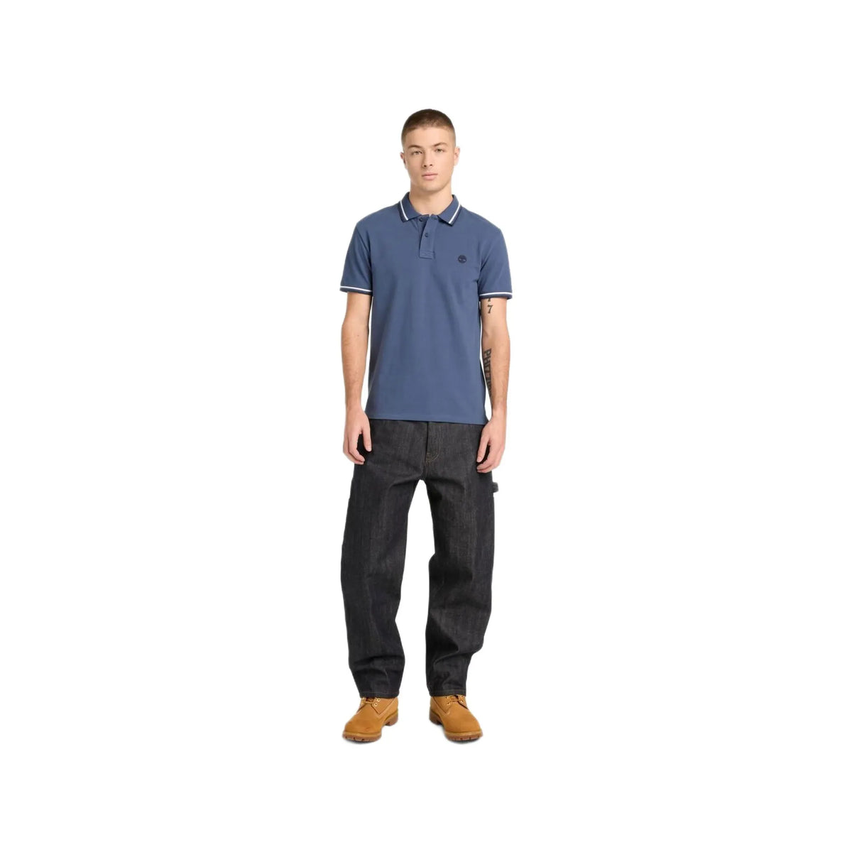 Oyster River Tipped Collar Ss Polo
