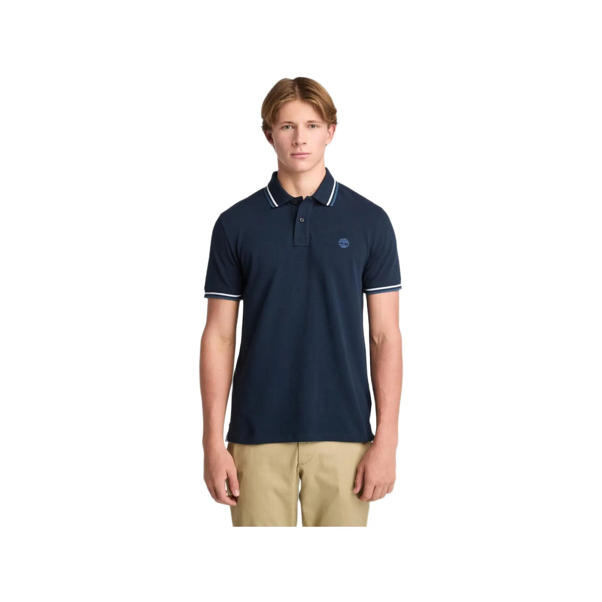Oyster River Tipped Collar Ss Polo