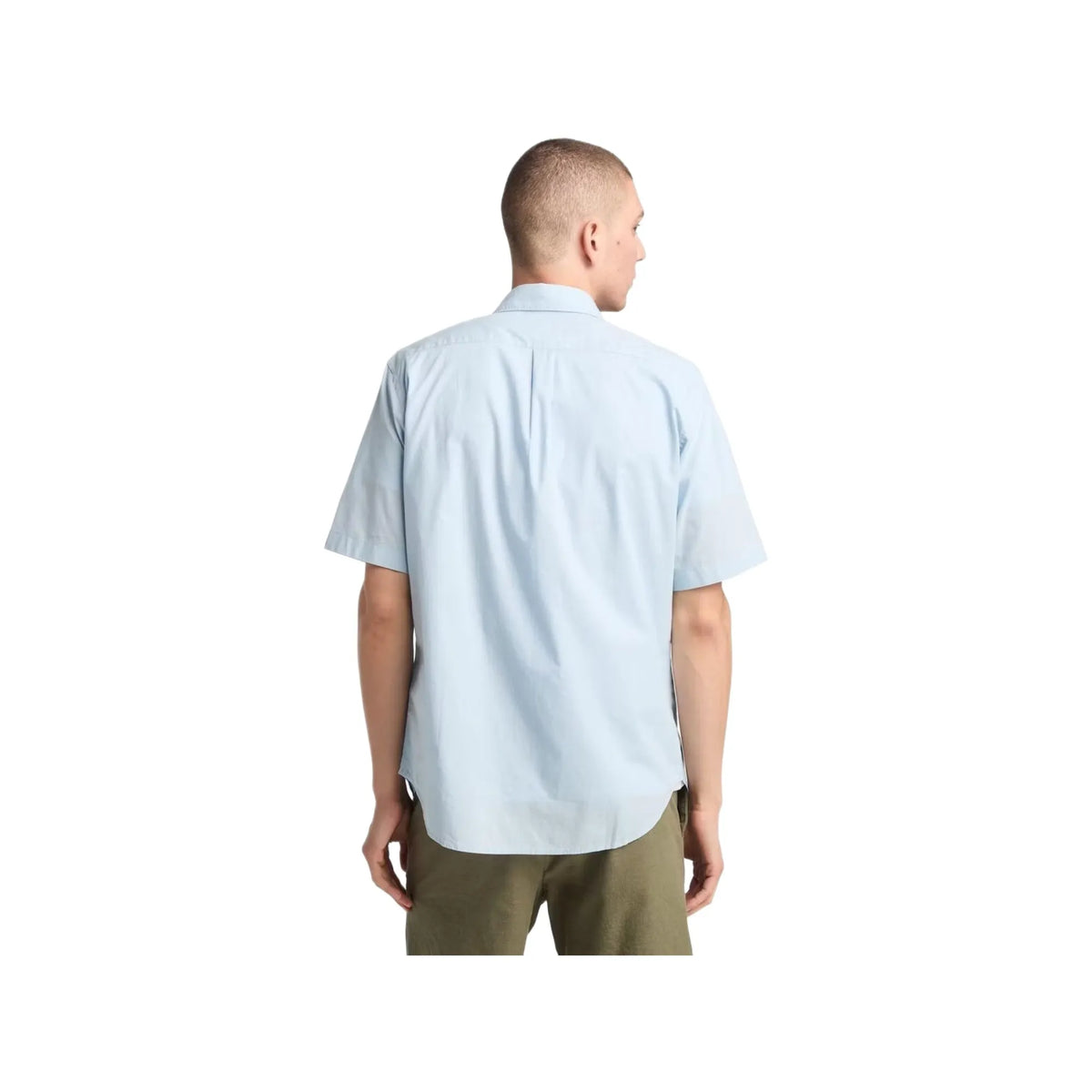Short Sleeve Stretch Poplin Shirt
