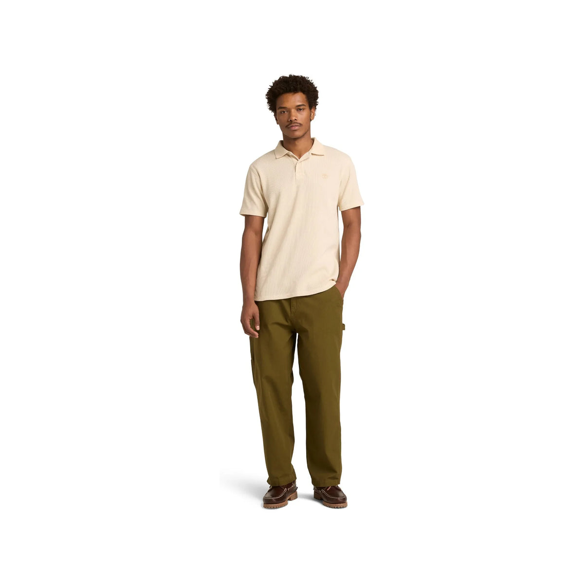 Wharf River Waffle Short Sleeve Polo