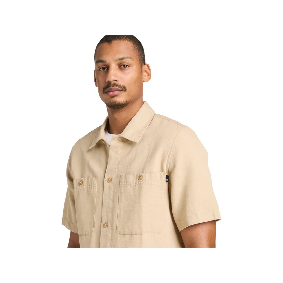 Cotton Linen Ss Utility Overshirt