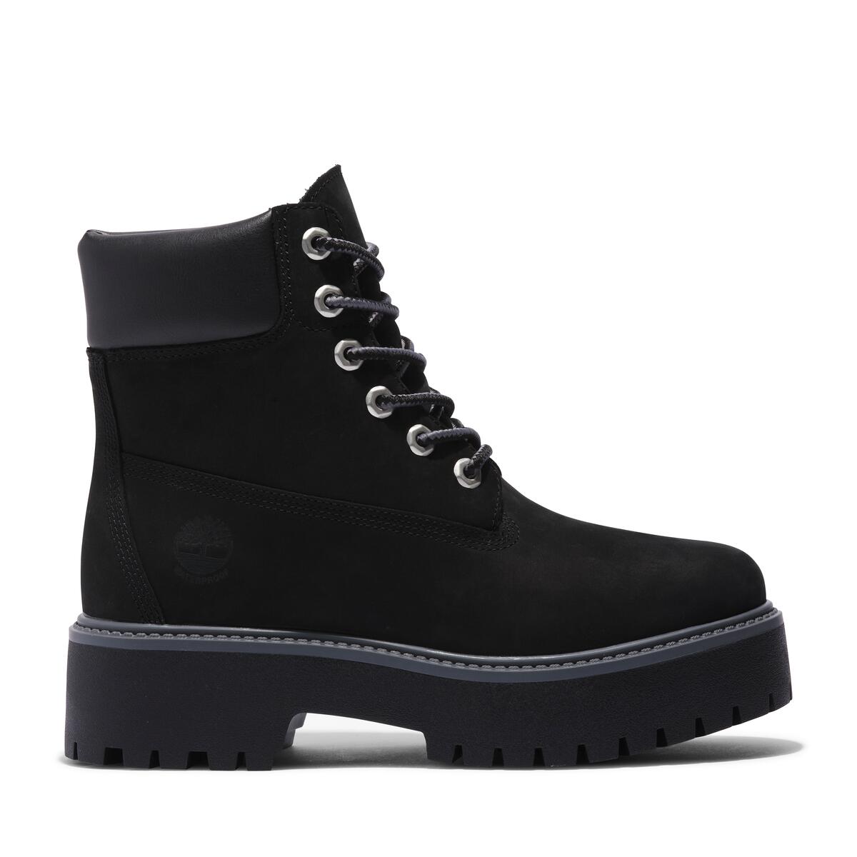 Stone Street 6 Inch Lace Up Waterproof Boot Jet