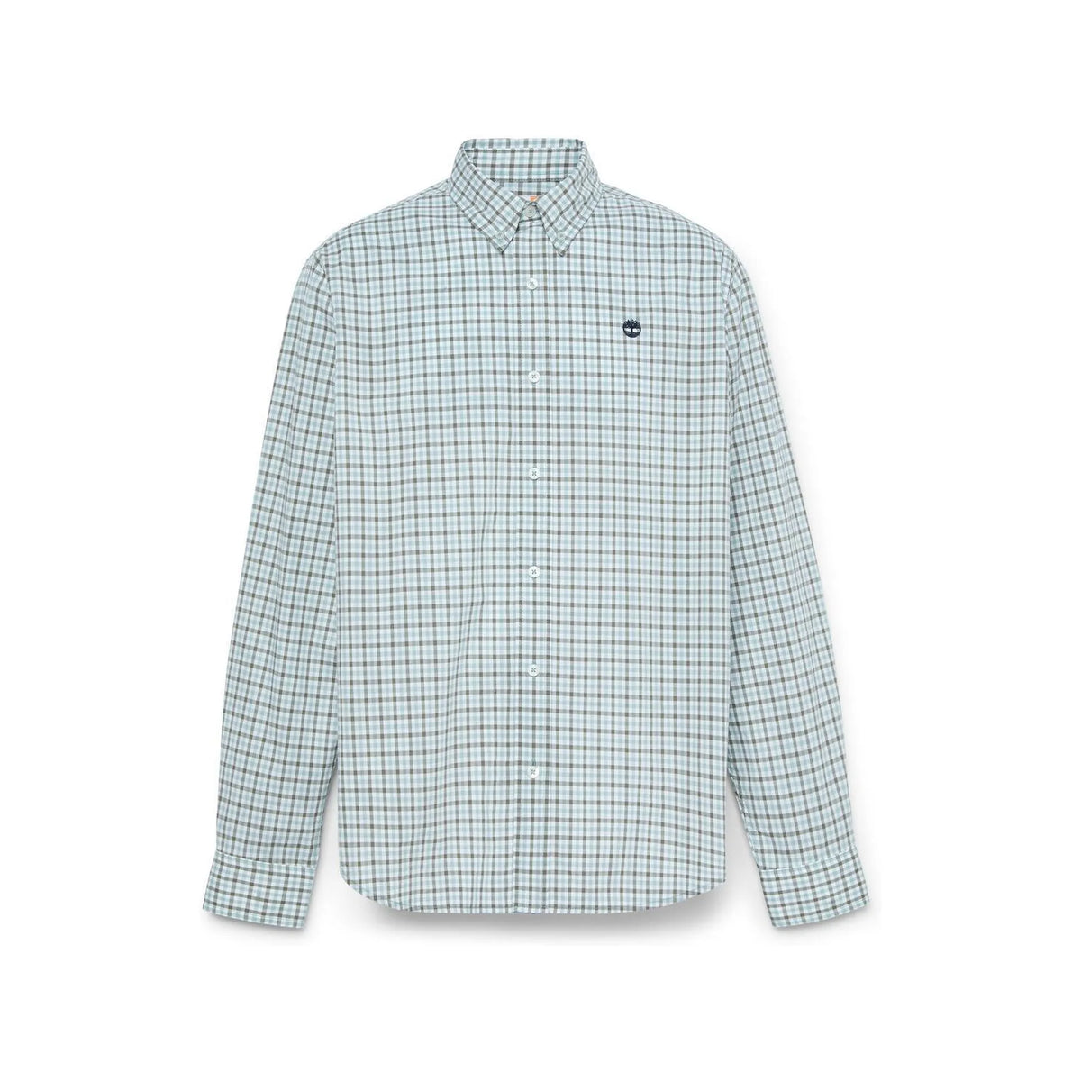 Stretch Poplin Gingham Shirt
