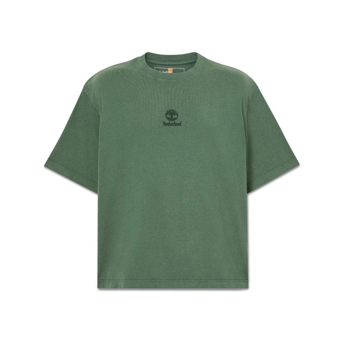 Sunwashed Embroidered Logo Tee
