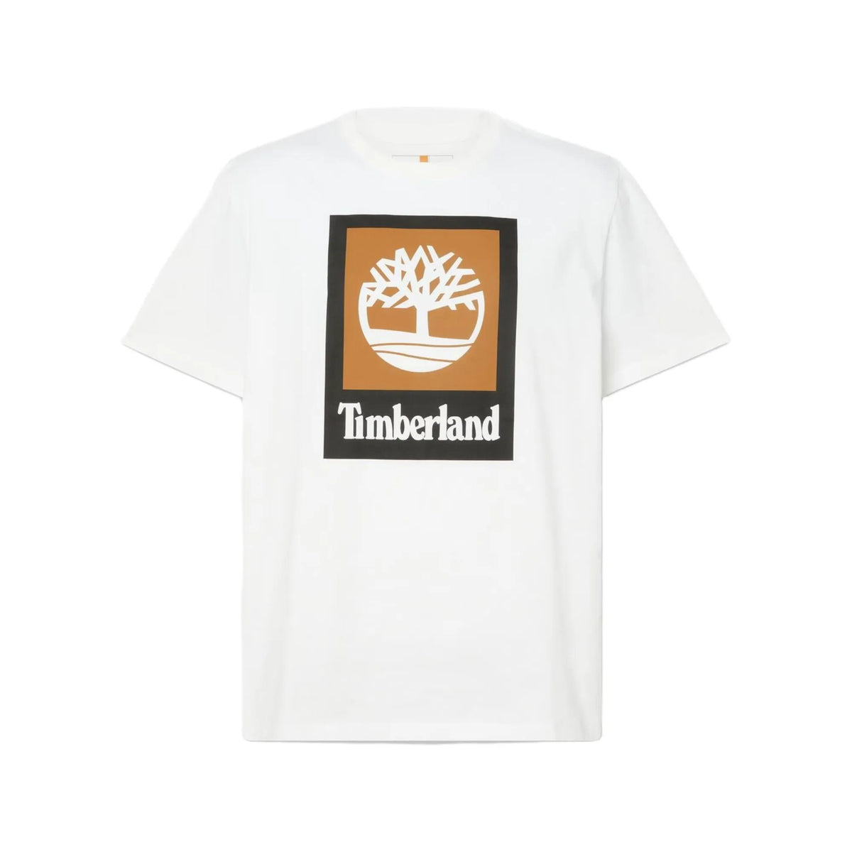 STACK LOGO Colored Short Sleeve Tee White