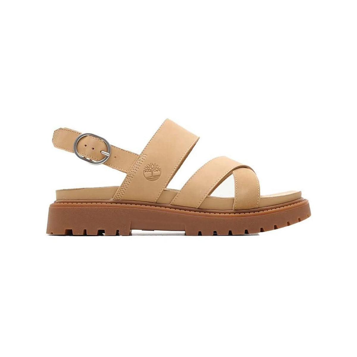 CLAIREMONT WAY BACKSTRAP SANDAL MEDIUM BEIGE NUBUCK