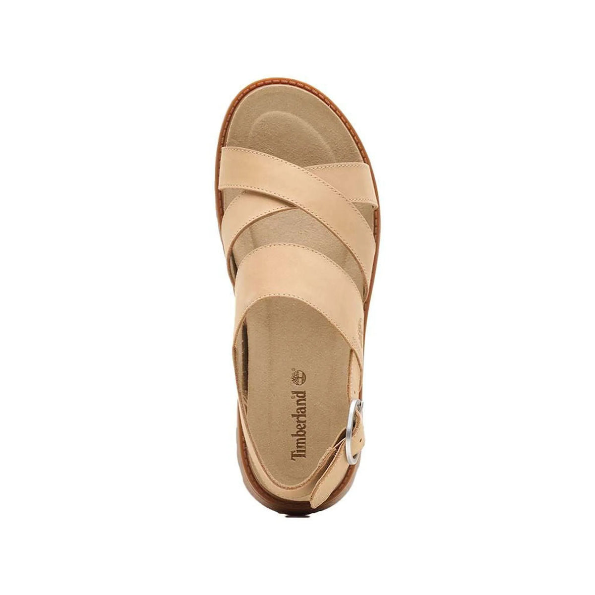 CLAIREMONT WAY BACKSTRAP SANDAL MEDIUM BEIGE NUBUCK