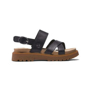 CLAIREMONT WAY BACKSTRAP SANDAL BLACK FULL GRAIN
