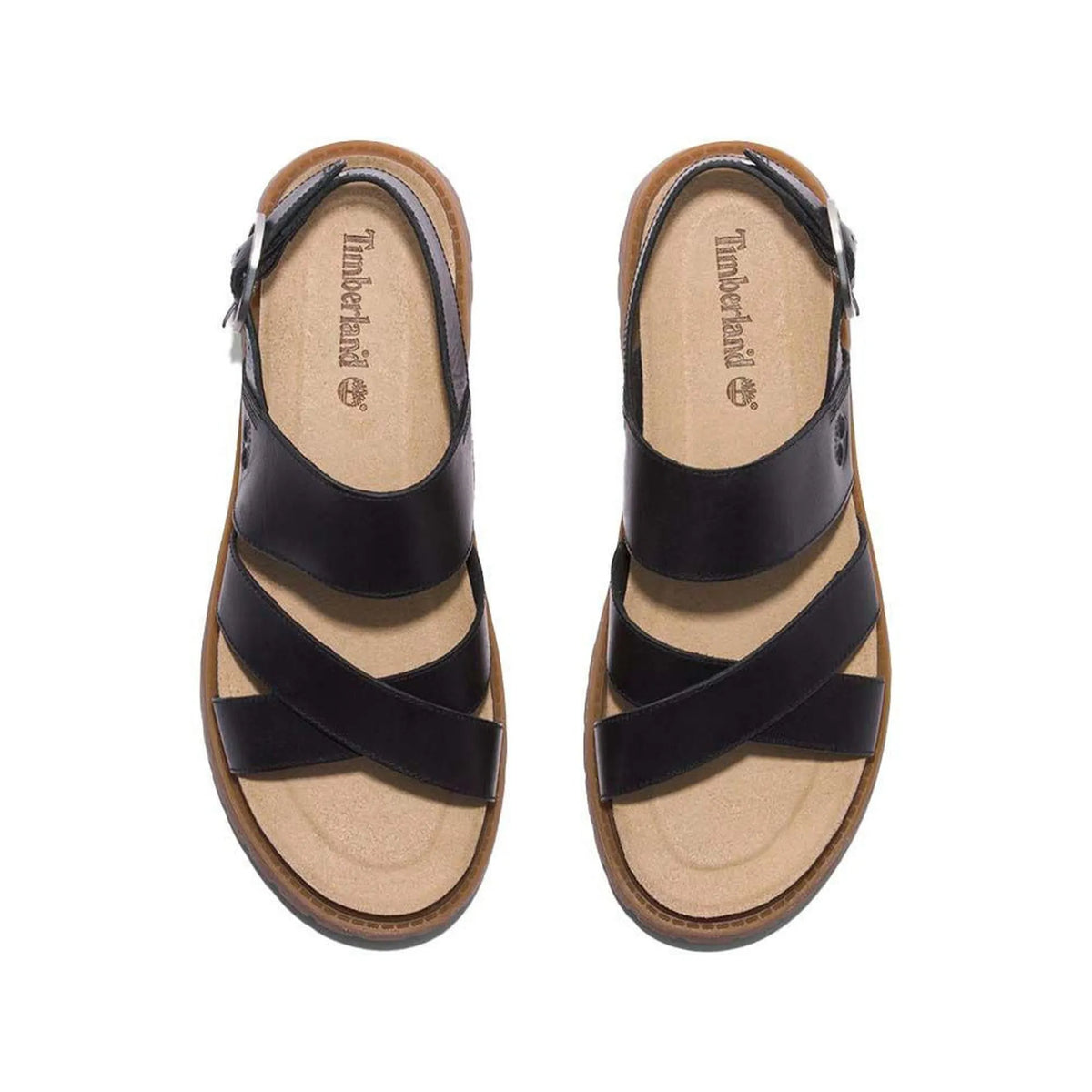 CLAIREMONT WAY BACKSTRAP SANDAL BLACK FULL GRAIN