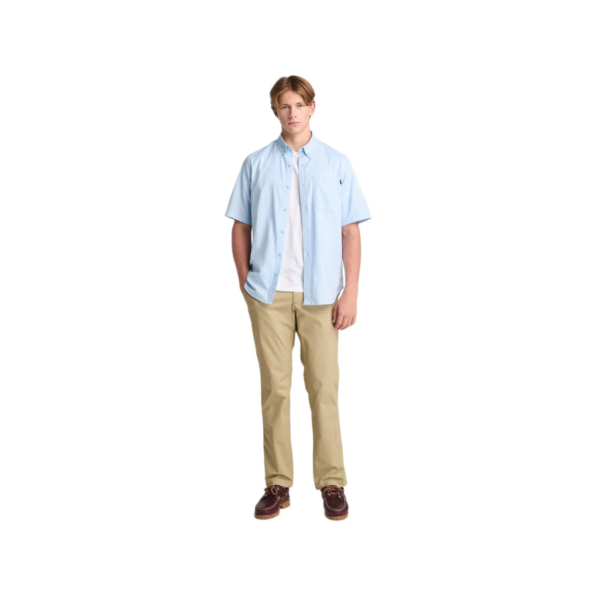 Gale River Yarn Dyed Oxford Short Sleeve Shirt