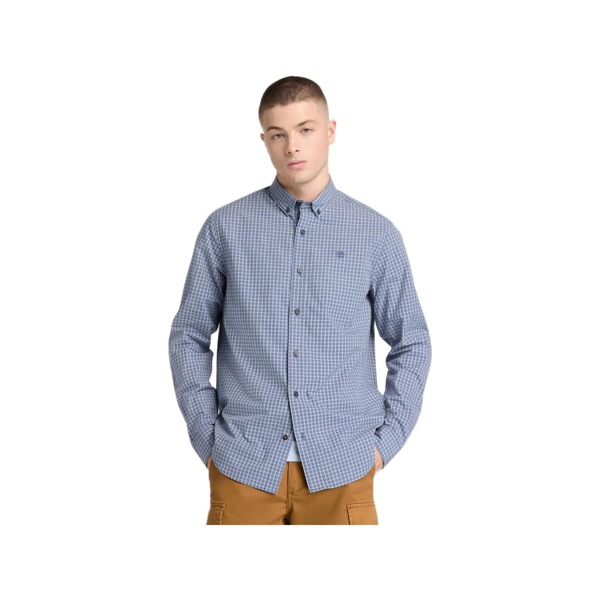 Micro Plaid Poplin Shirt