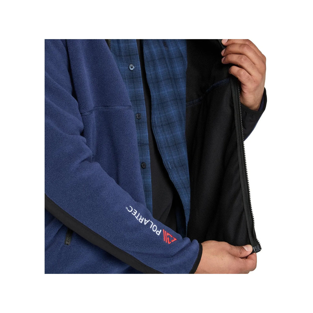Sherburne Polartec 200 Mix Media Full Zip Fleece
