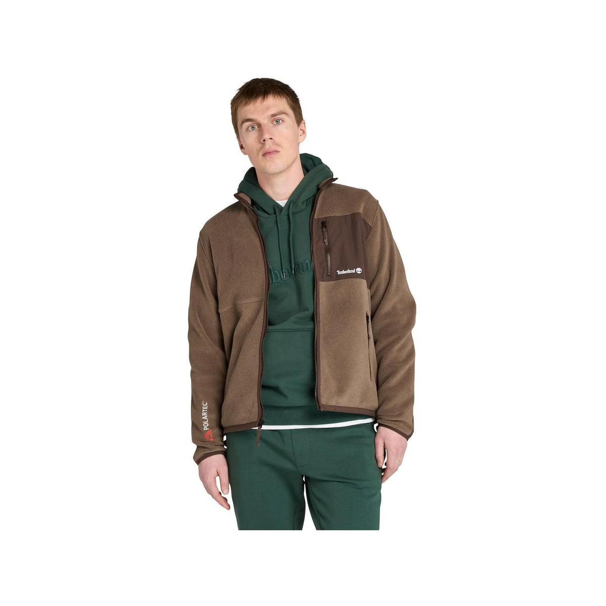 Sherburne Polartec 200 Mix Media Full Zip Fleece