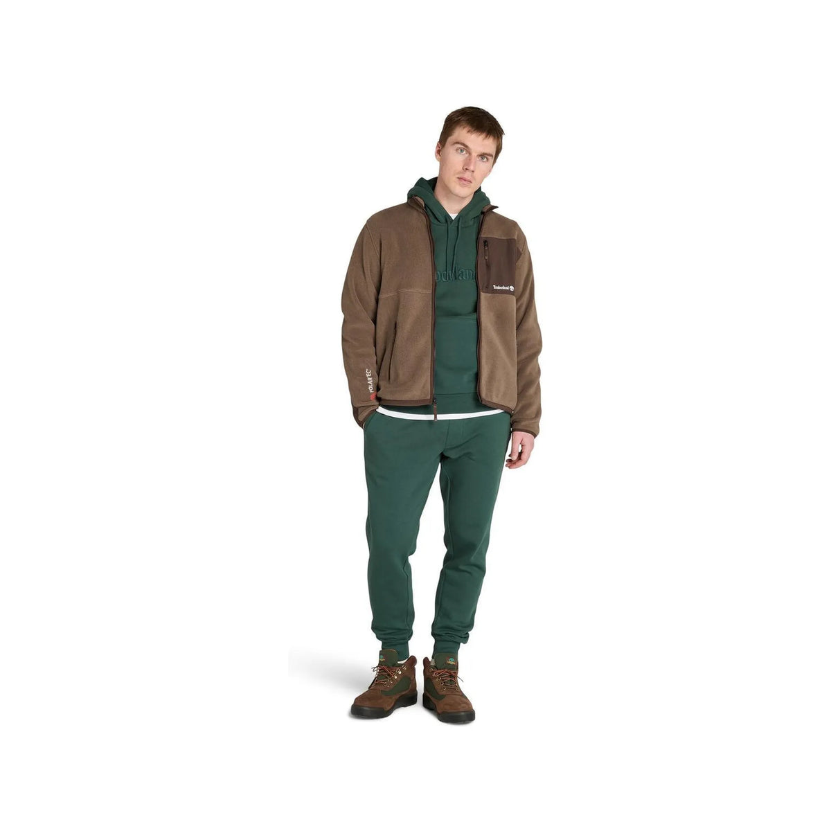 Sherburne Polartec 200 Mix Media Full Zip Fleece