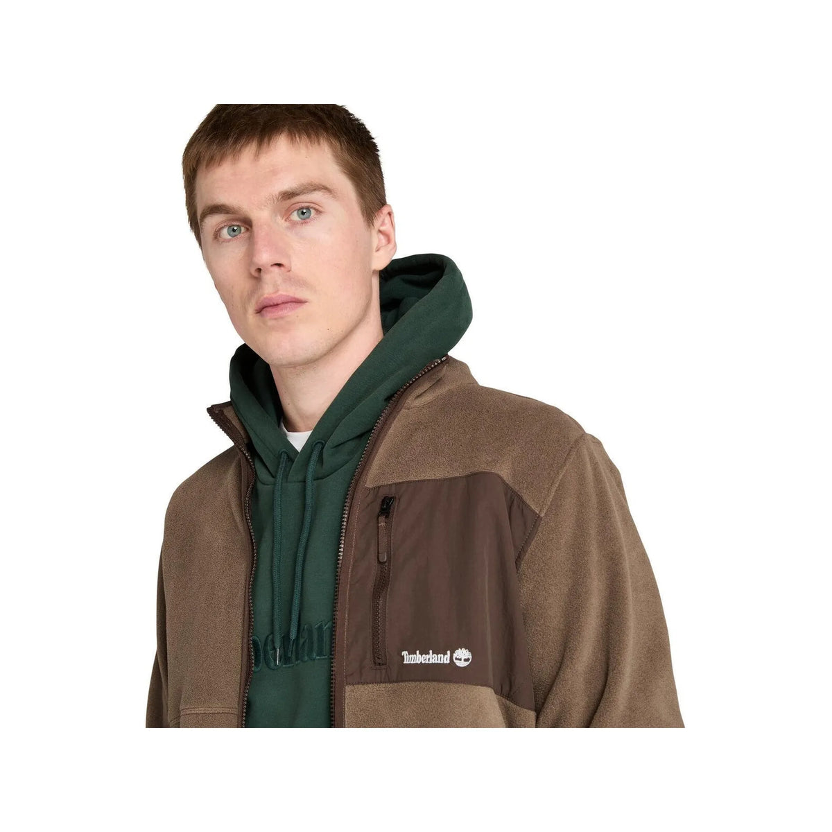 Sherburne Polartec 200 Mix Media Full Zip Fleece