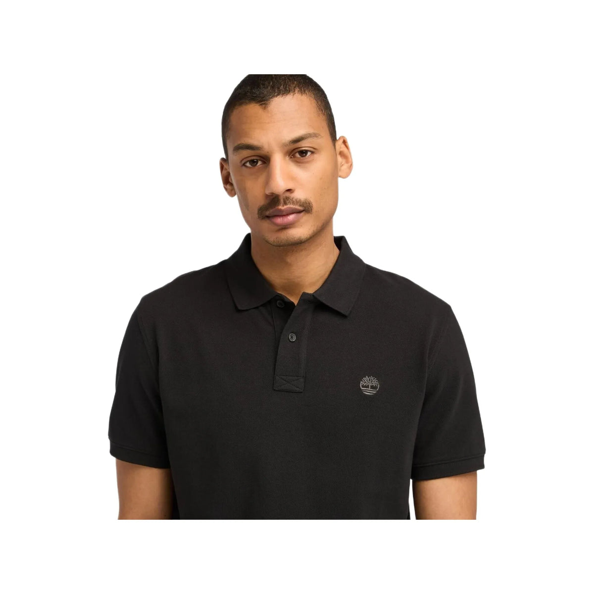 MILLERS RIVER Pique Short Sleeve Polo Black