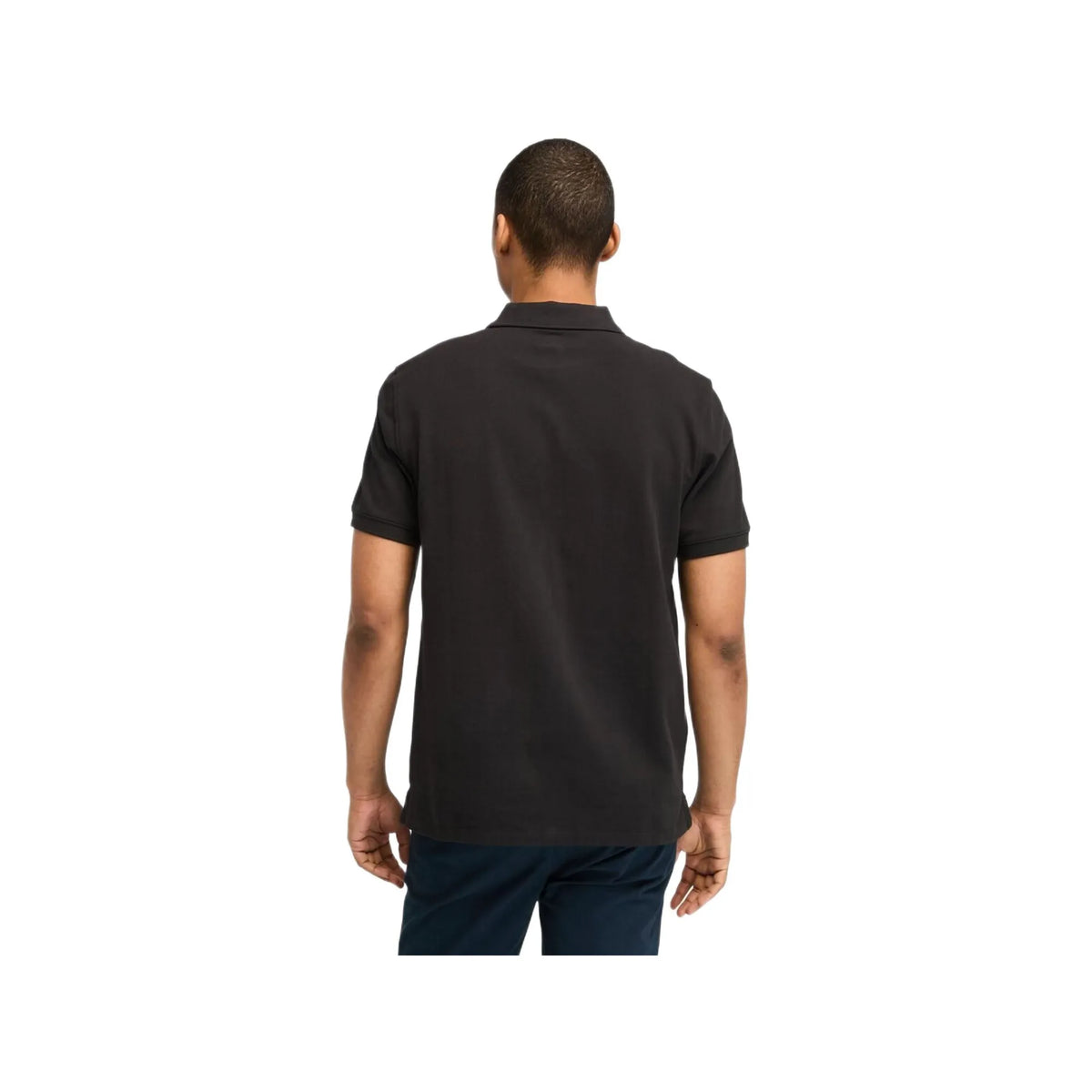 MILLERS RIVER Pique Short Sleeve Polo Black