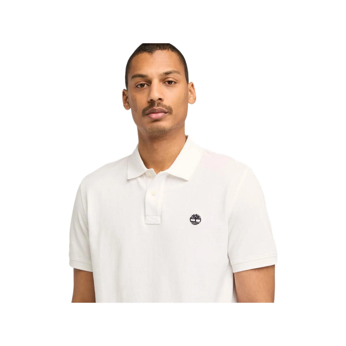 MILLERS RIVER Pique Short Sleeve Polo White
