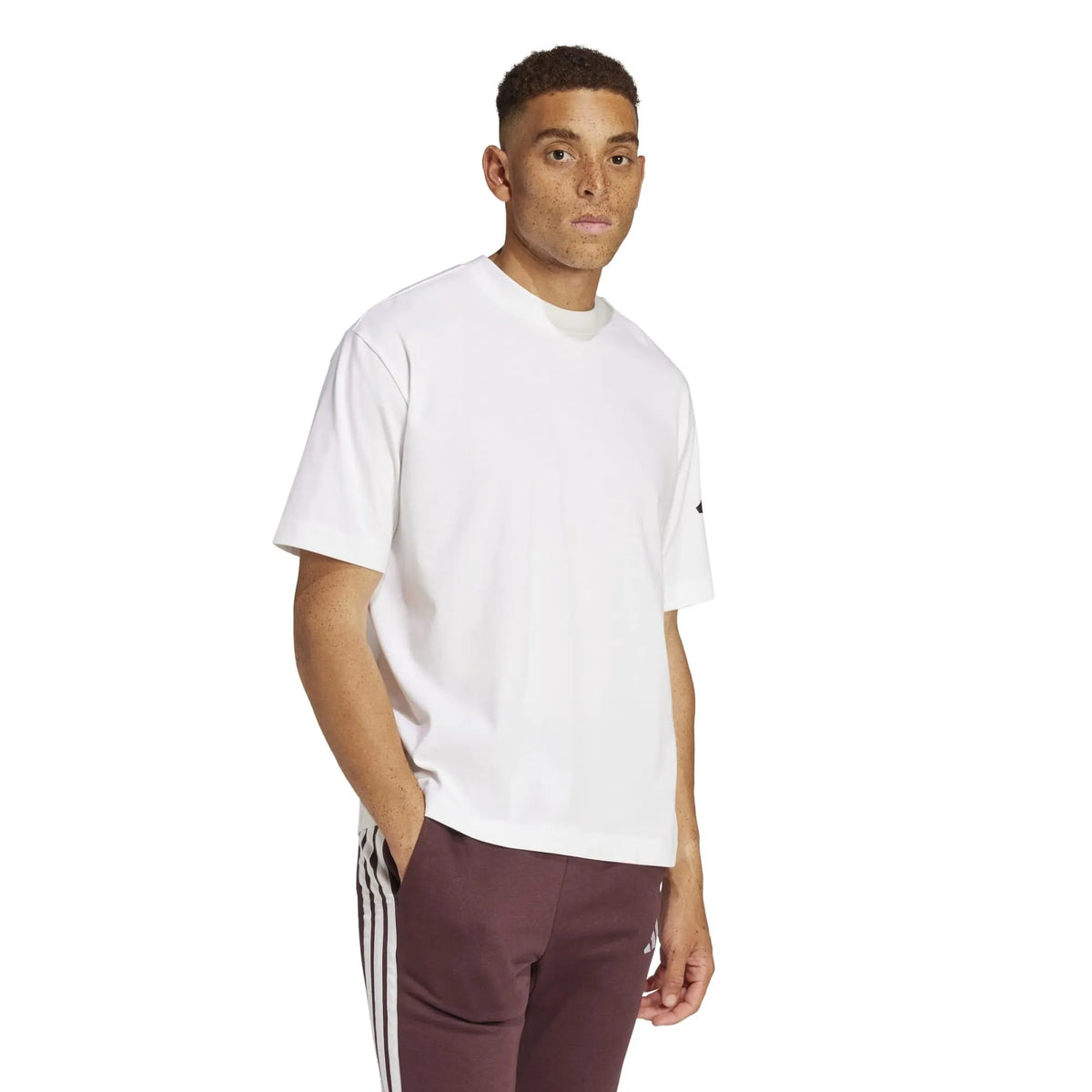 Essentials Loose Fit 3 Bar Logo T-Shirt