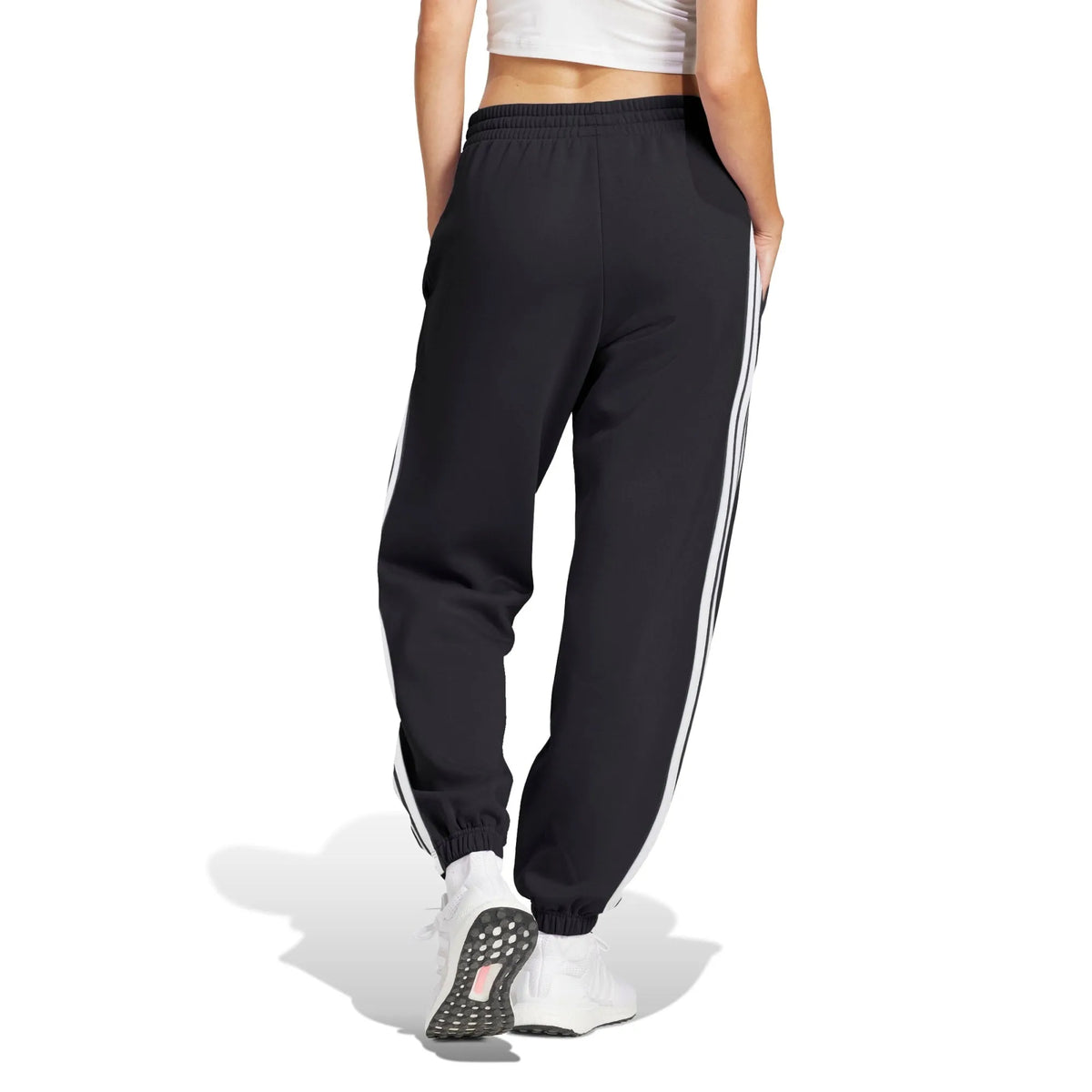 Essentials 3-Stripes French Terry Cuffed Joggers