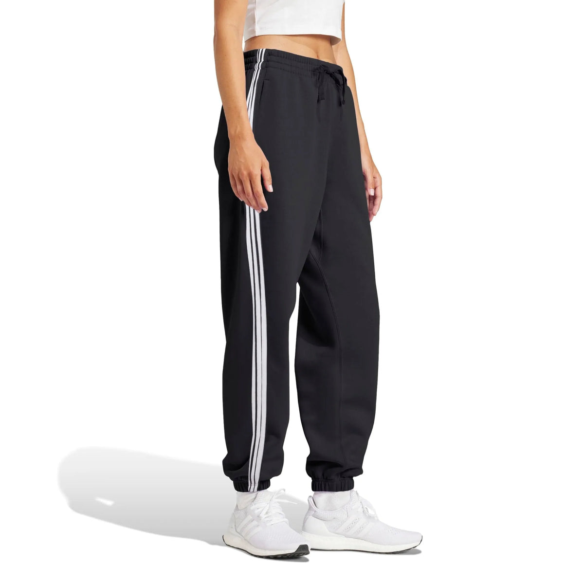 Essentials 3-Stripes French Terry Cuffed Joggers