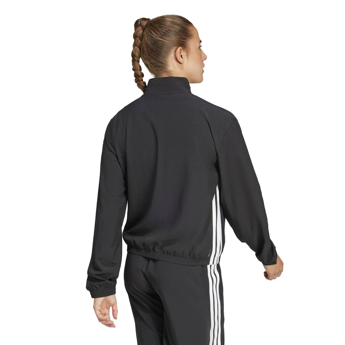 Train Essentials 3-Stripes Woven Warm-Up Jacket