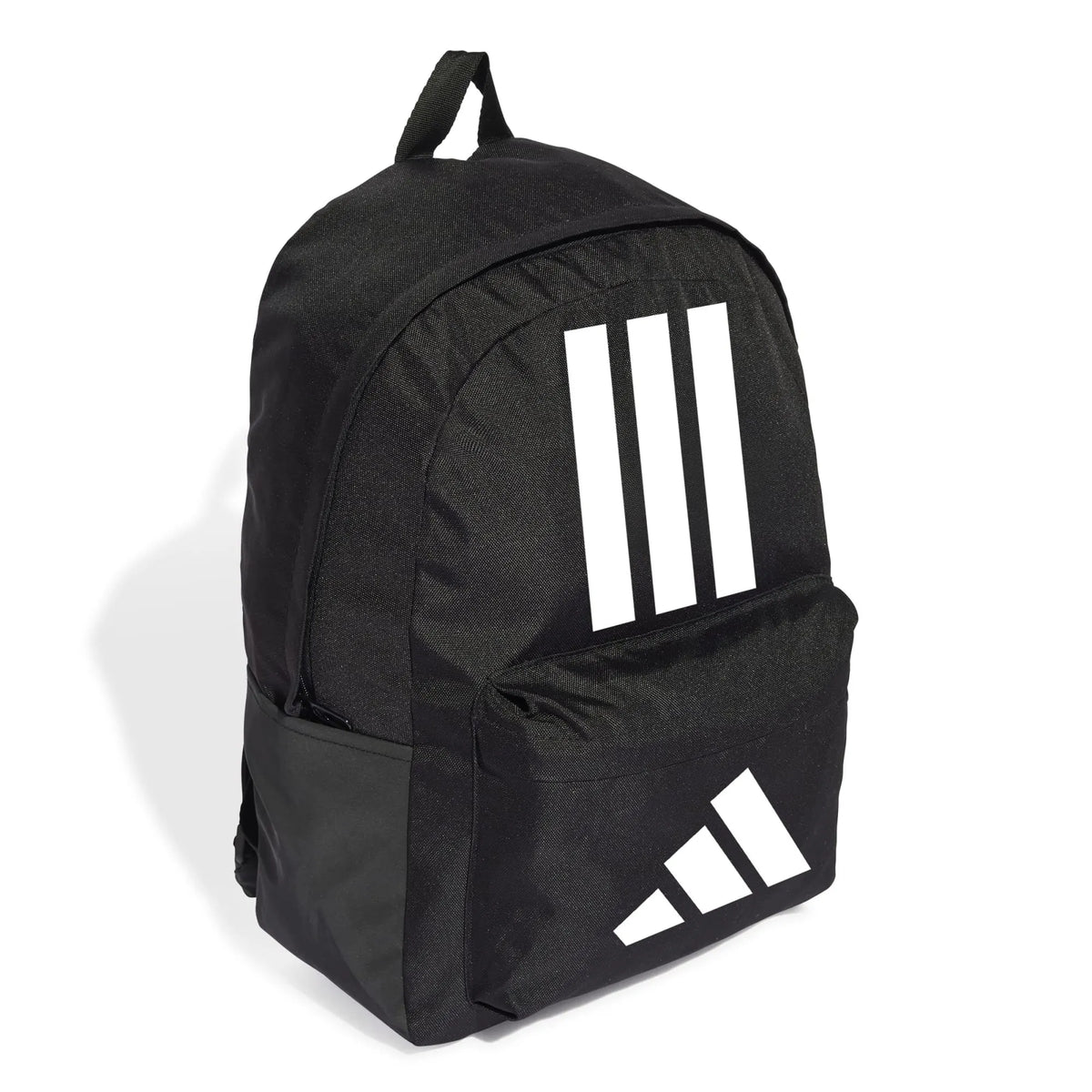 حقيبة ظهر كلاسيكية للعودة إلى المدرسة مزينة بخطوط ثلاثة