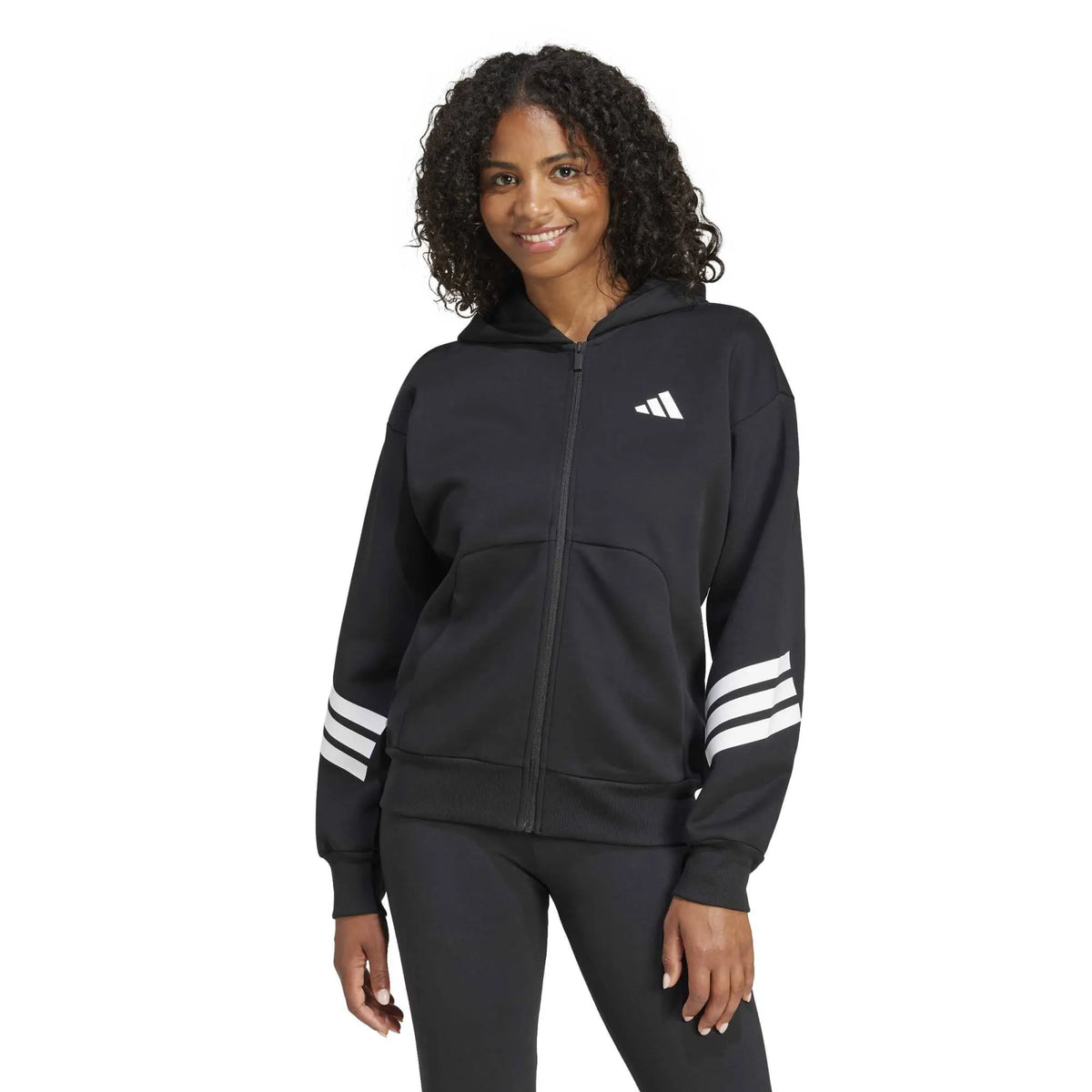 سويت شيرت Future Icons 3-Stripes بسحاب كامل