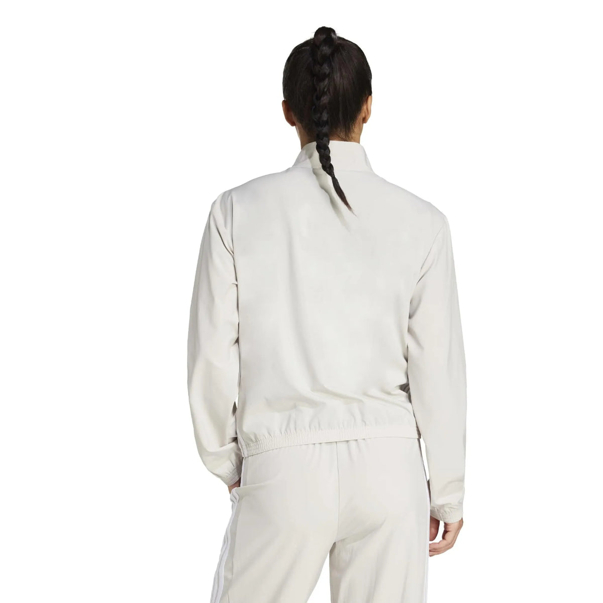 Train Essentials 3-Stripes Woven Warm-Up Jacket
