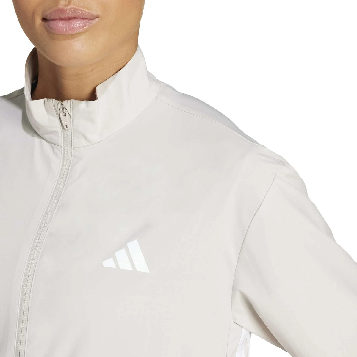 Train Essentials 3-Stripes Woven Warm-Up Jacket