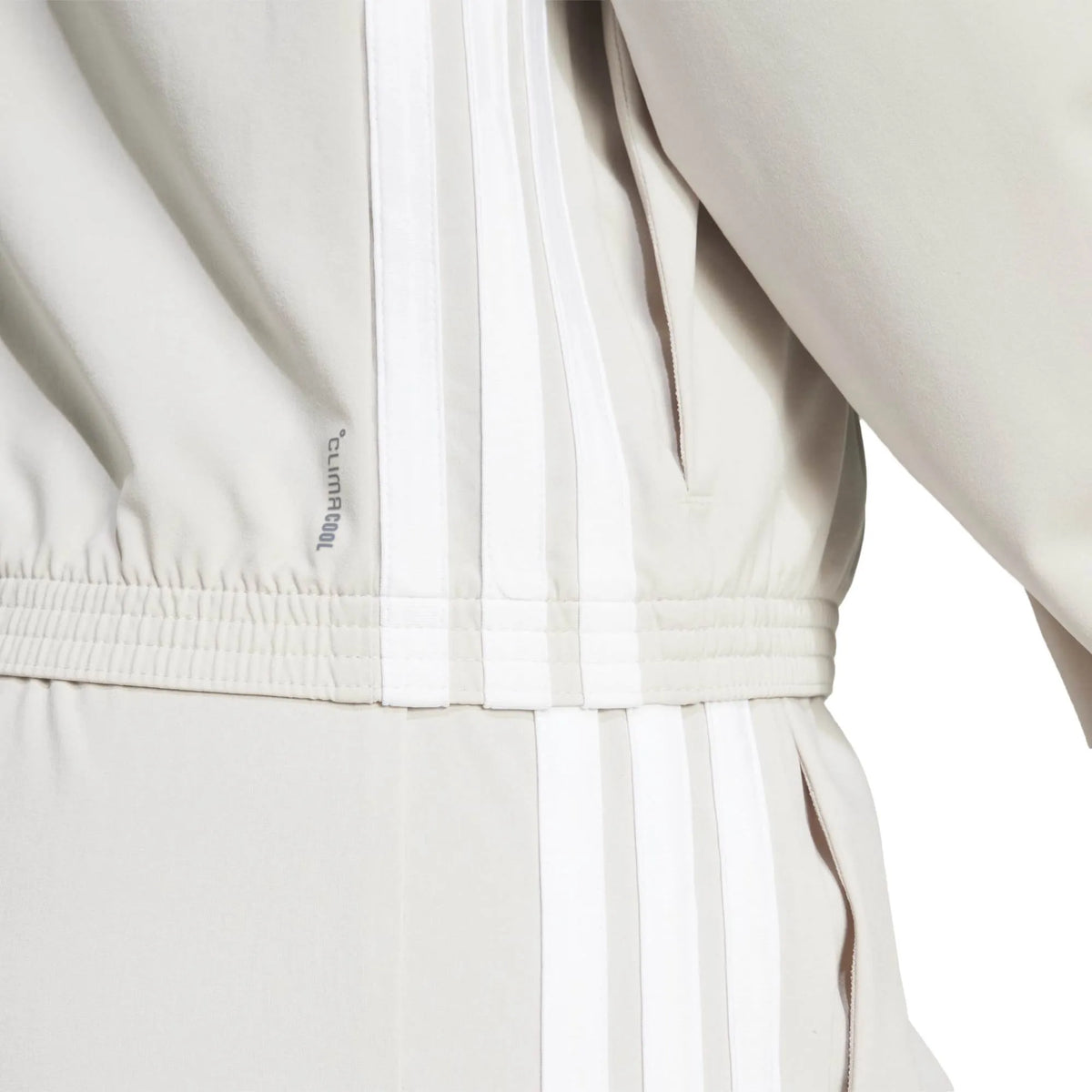 Train Essentials 3-Stripes Woven Warm-Up Jacket