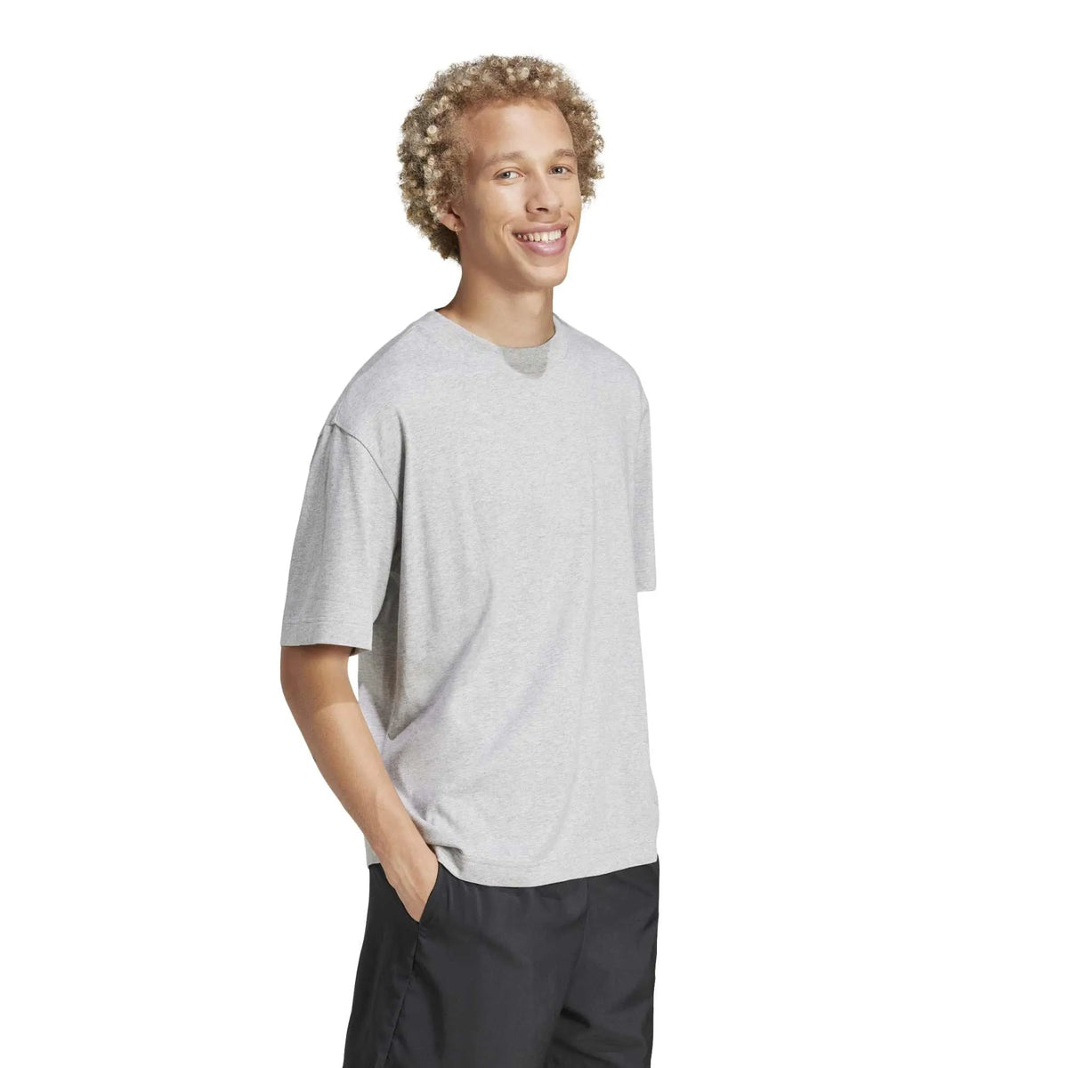 Essentials Loose Fit 3 Bar Logo T-Shirt