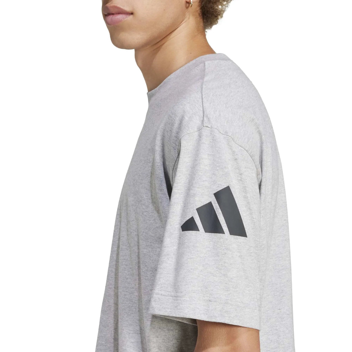 Essentials Loose Fit 3 Bar Logo T-Shirt