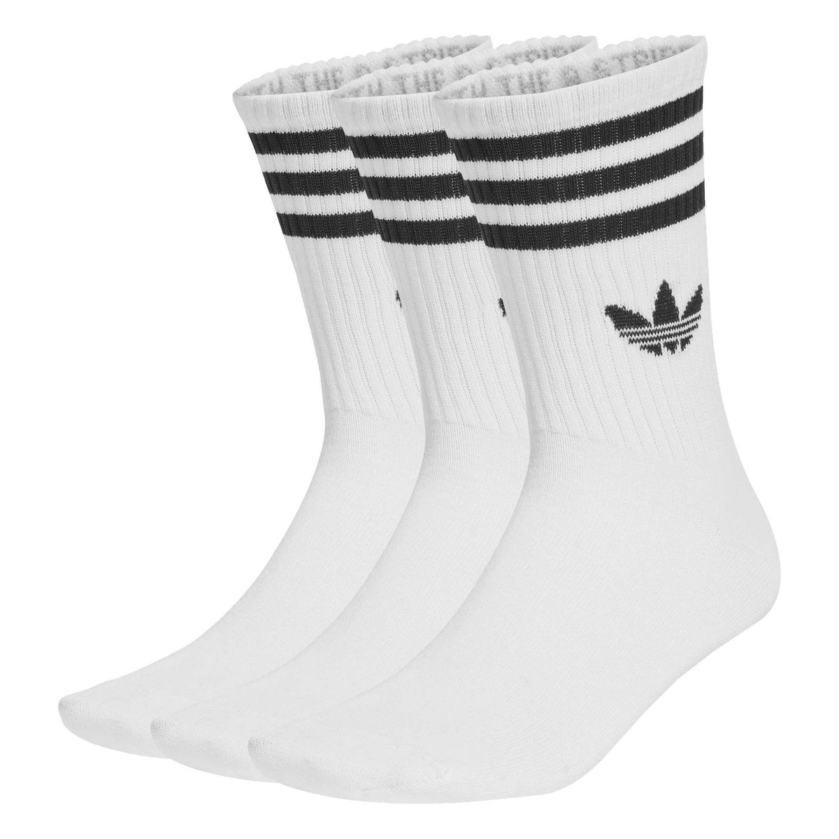 جوارب 3 Stripes Crew، 3 أزواج