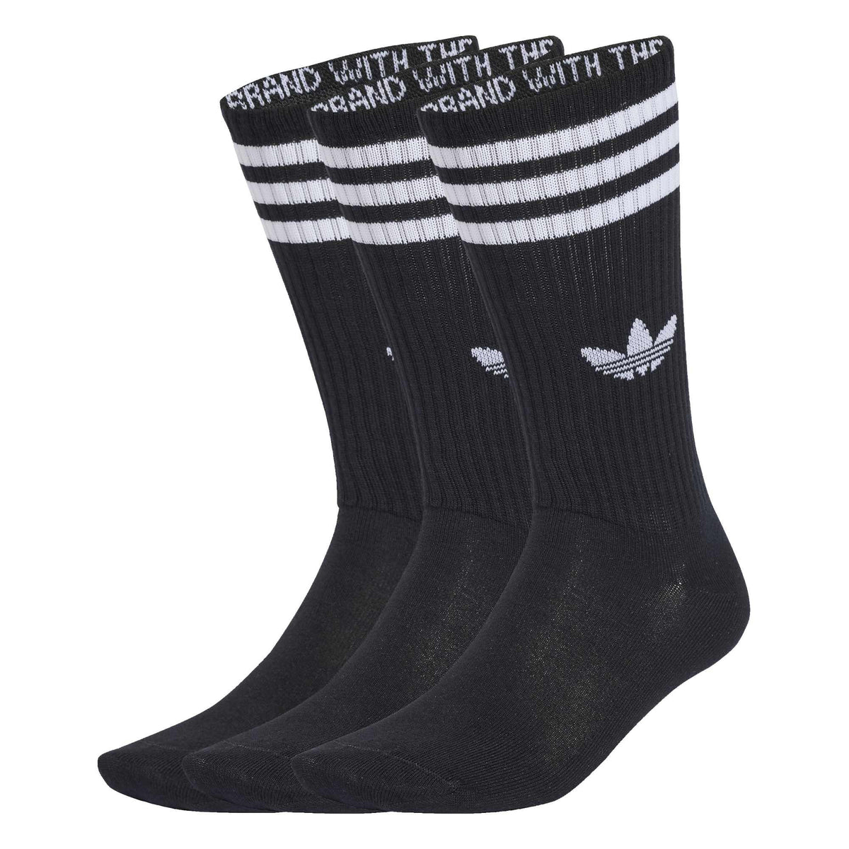 جوارب 3-Stripes High Crew، 3 أزواج