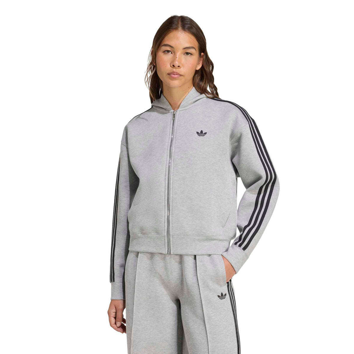 Adicolor 3-Stripes Spacer Full-Zip Hoodie