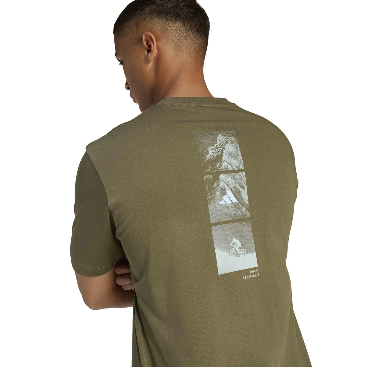 OUTDOOR MOUNTAIN BIKING GRAPHIC T-SHIRT