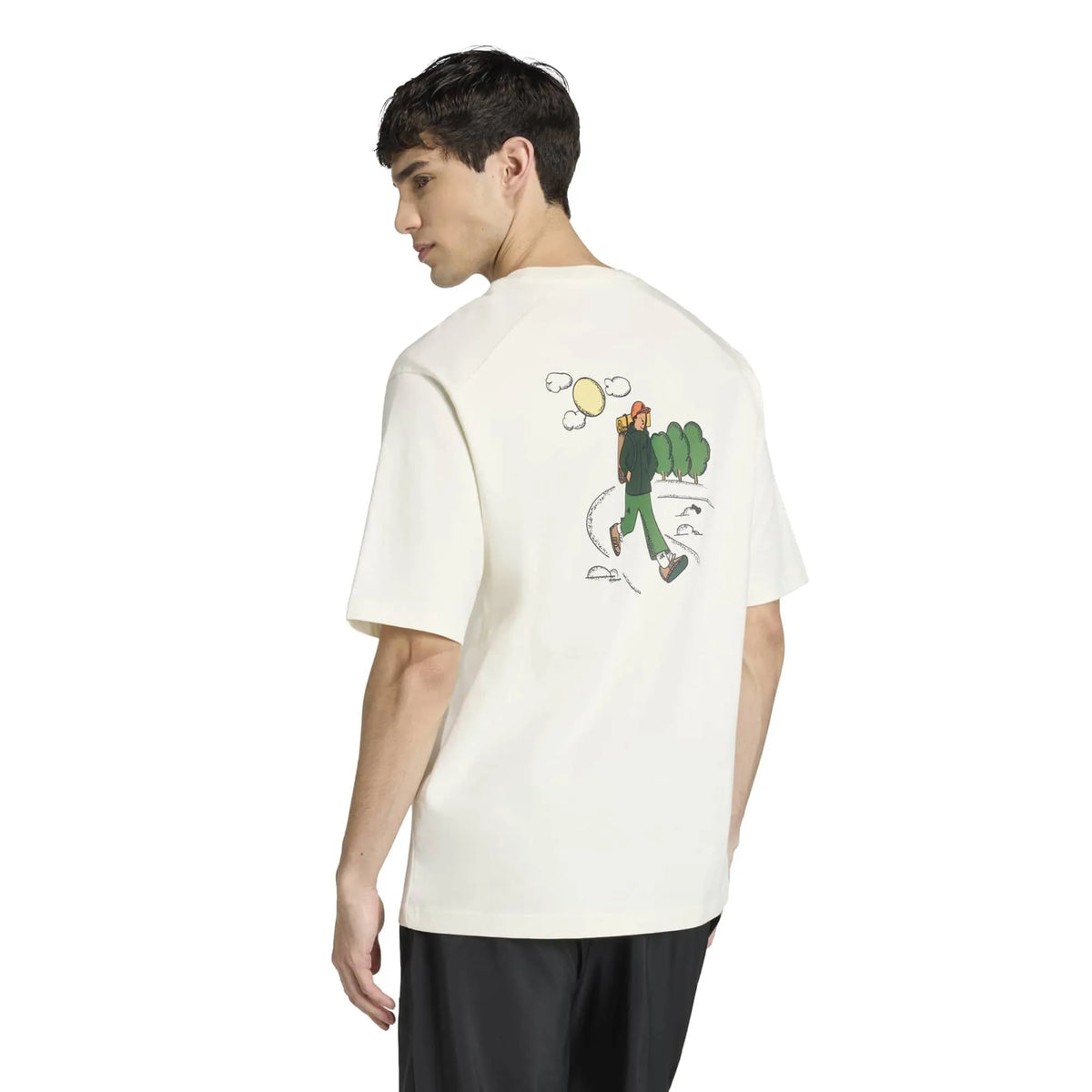 DOODLE HIKING GRAPHIC T-SHIRT