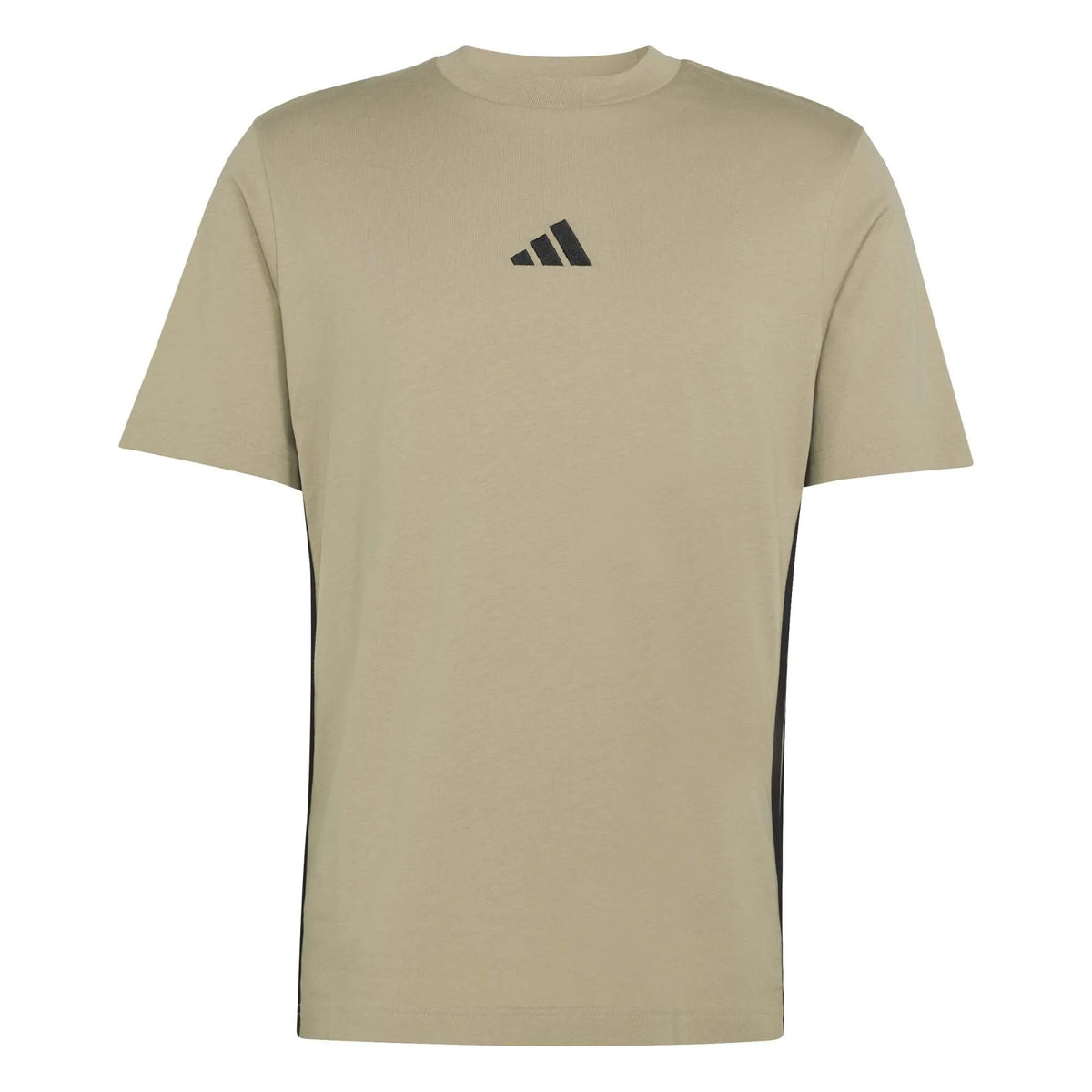 تيشيرت Essentials 3-Stripes من قماش الجيرسي المفرد