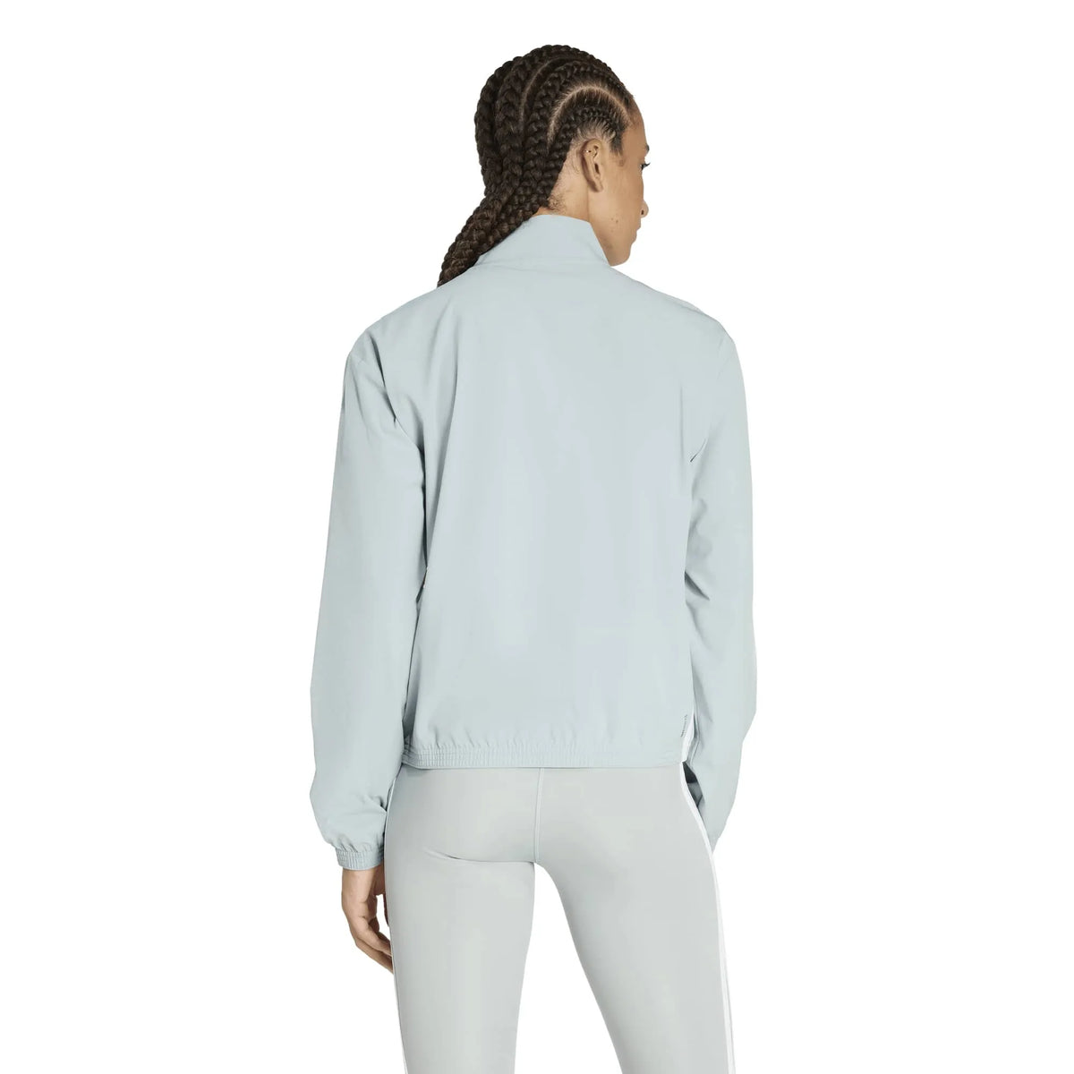 Train Essentials 3-Stripes Woven Warm-Up Jacket