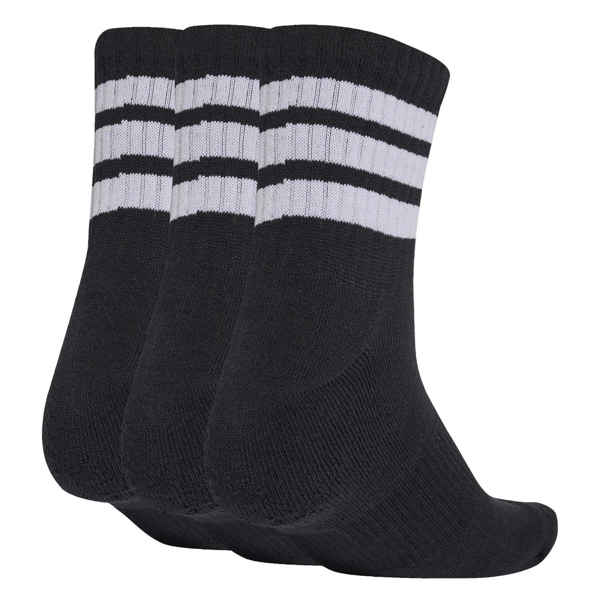 3 STRIPES CUSHIONED SPORTSWEAR MID CUT SOCKS 3 PAIR PACK