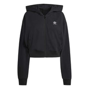 ESSENTIALS FRENCH TERRY CROPPED ZIP HOODIE