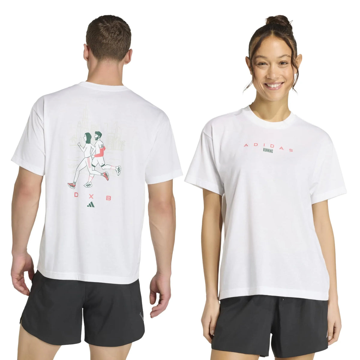 تيشيرت جرافيك RUNNING DUBAI