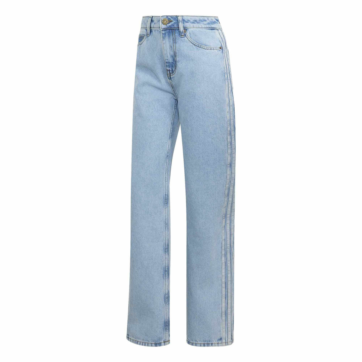 Firebird Mid Rise Straight Denim Pant