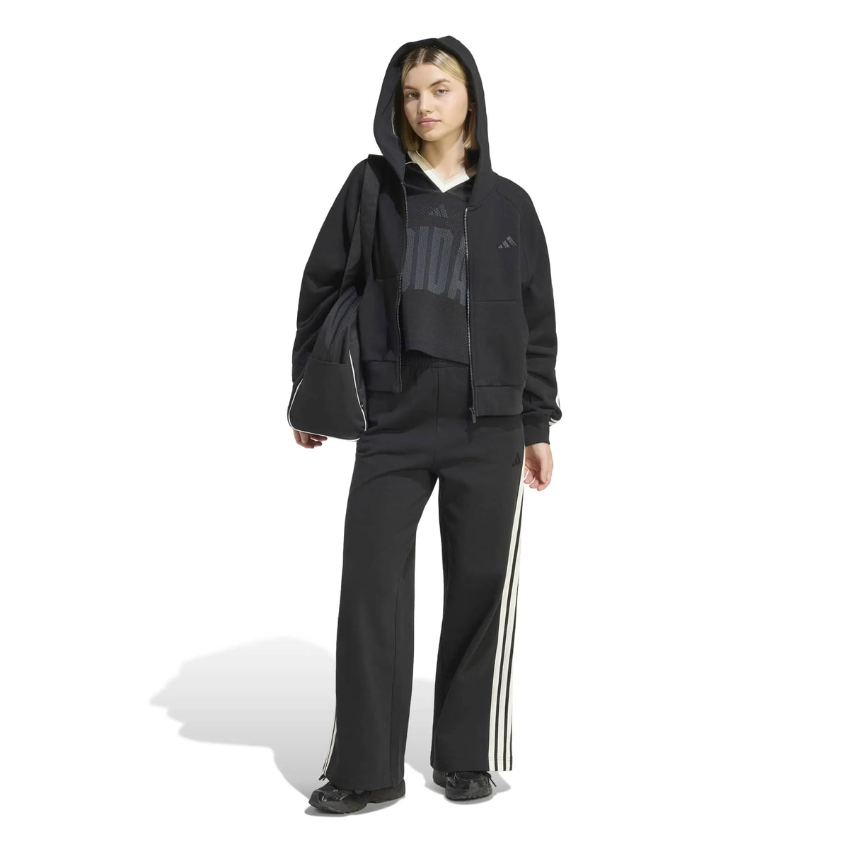 Adidas Kit 3-Stripes Full Zip Hoodie